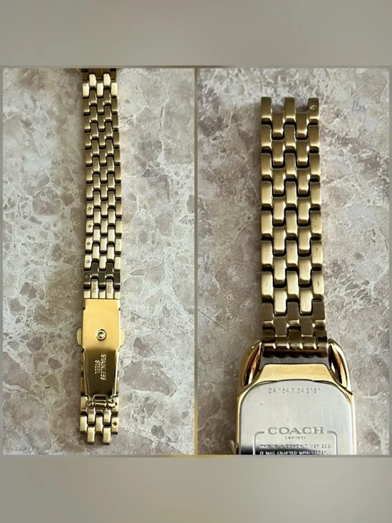 Coach Women's Cadie Quartz Gold-Tone Stainless Steel Watch - Picture 7 of 12